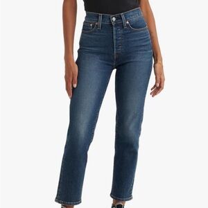 Levi's Dark Blue Ankle Jeans